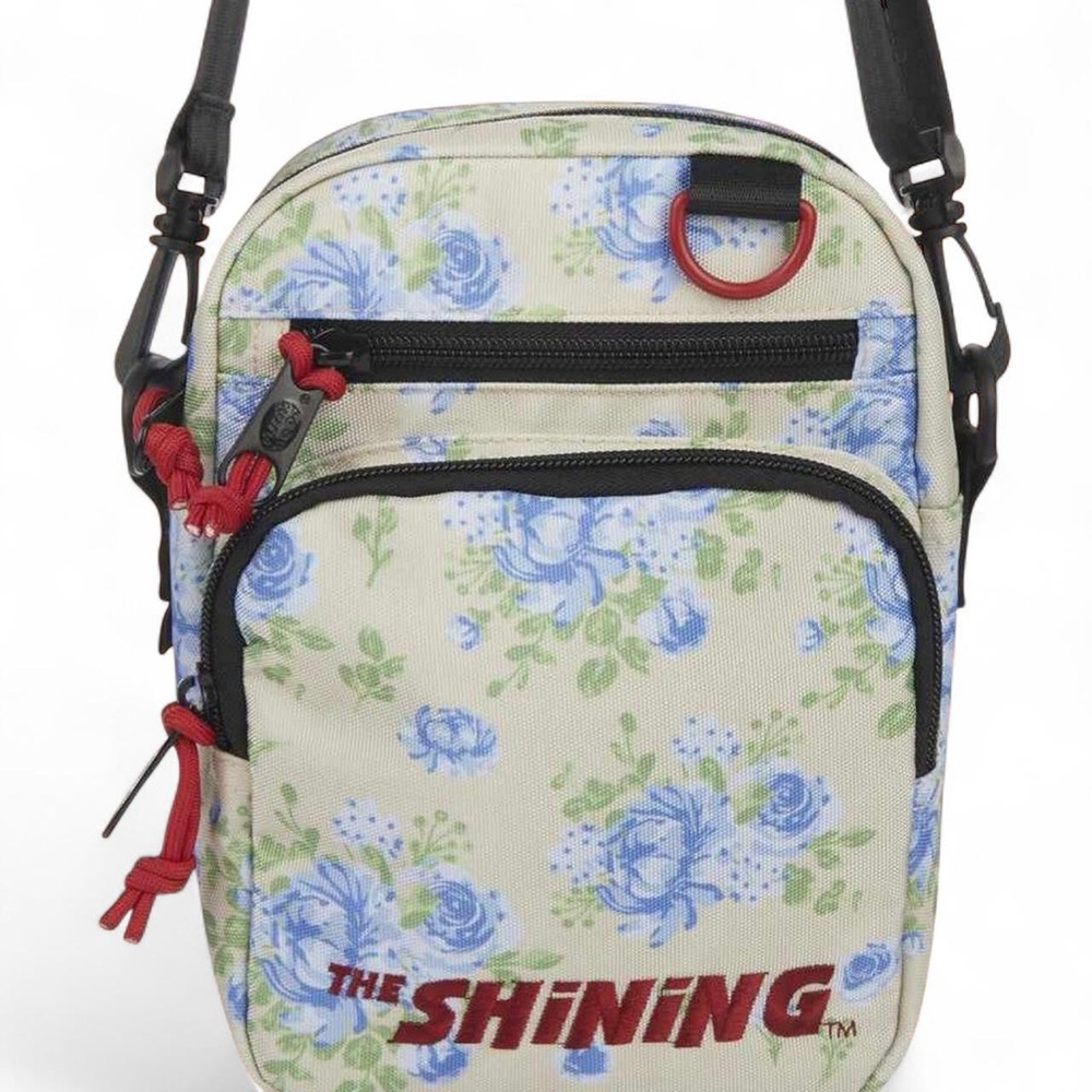 NWT RARE DUMBGOOD The Shining Twins Floral Wallpaper Mini Messenger Bag — OS - Picture 2 of 7